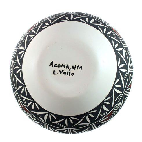 Native American Hand Crafted Acoma Pottery By Artist L. Vallo SN20032